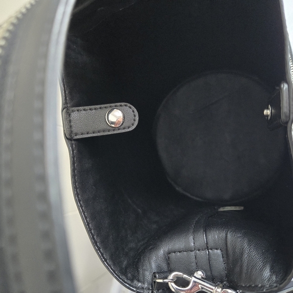 NWOT Calvin Klein Black Backpack Sleek Minimalist Design - Picture 8 of 9